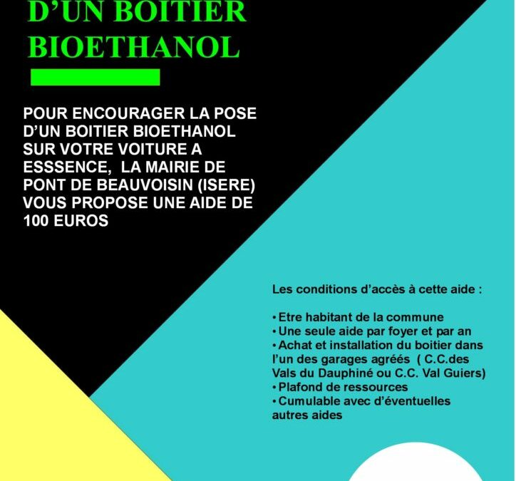 Aide à l’installation d’un boîtier bioéthanol