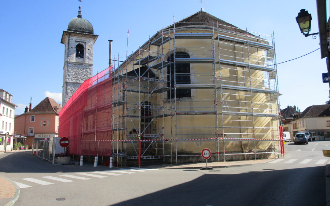 Les travaux en cours, septembre 2022