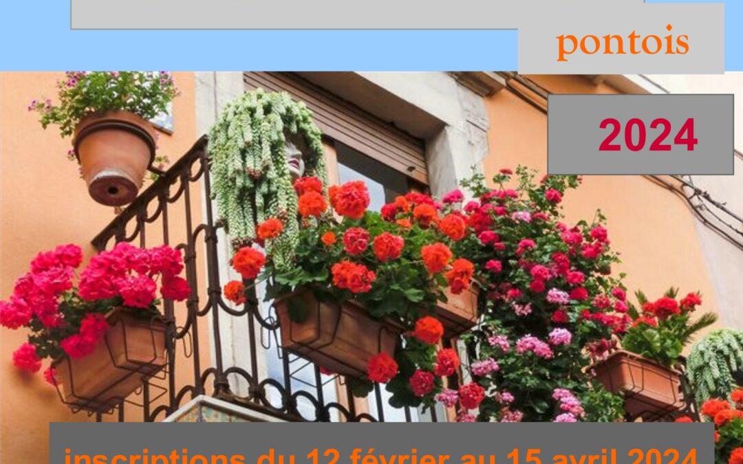 Première édition du concours des balcons fleuris pontois