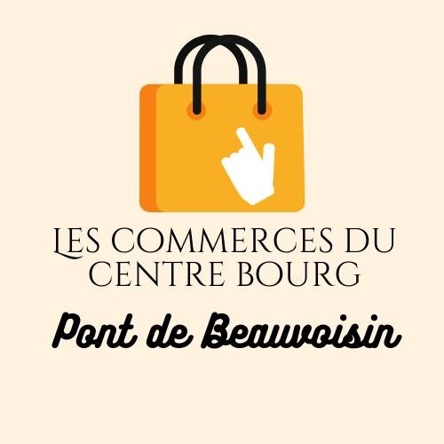 Les commerces du centre-bourg de Pont de Beauvoisin 