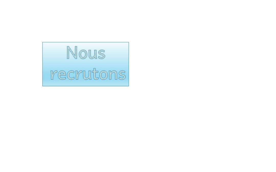 RECRUTEMENT ÉTÉ 2025
