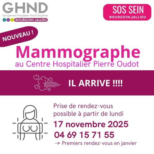 Un mammographe au CHPO