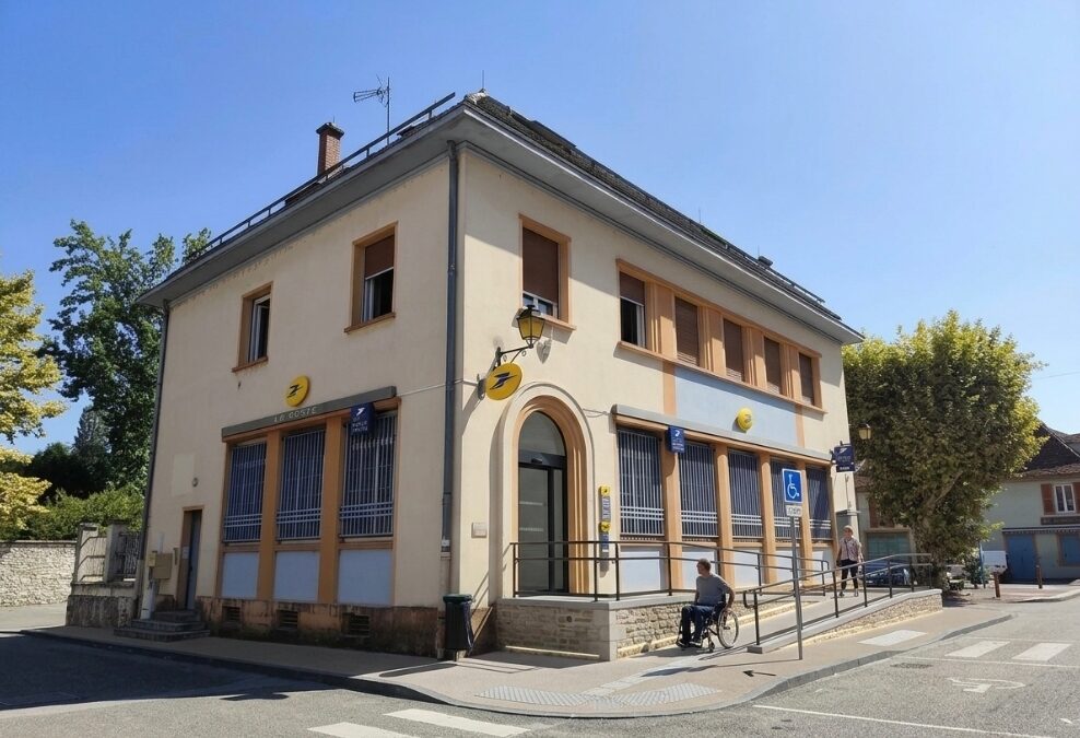 l&rsquo;acces à la poste des personnes à mobilité réduite