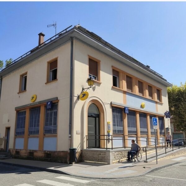 Travaux d&rsquo;accessibilité à la poste