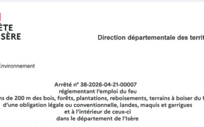 Arrêté préfectoral contre les incendies de forêt