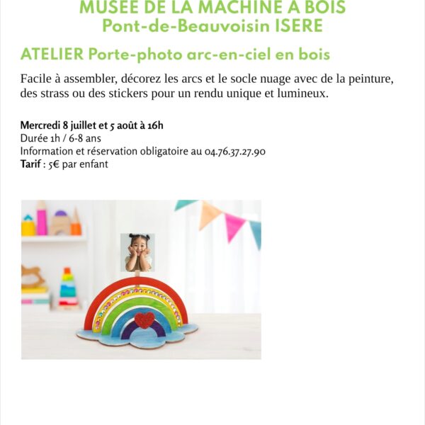 Atelier d’été musée de la machine à bois