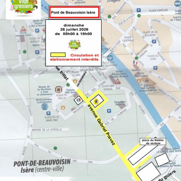 Vide grenier du 26 juillet