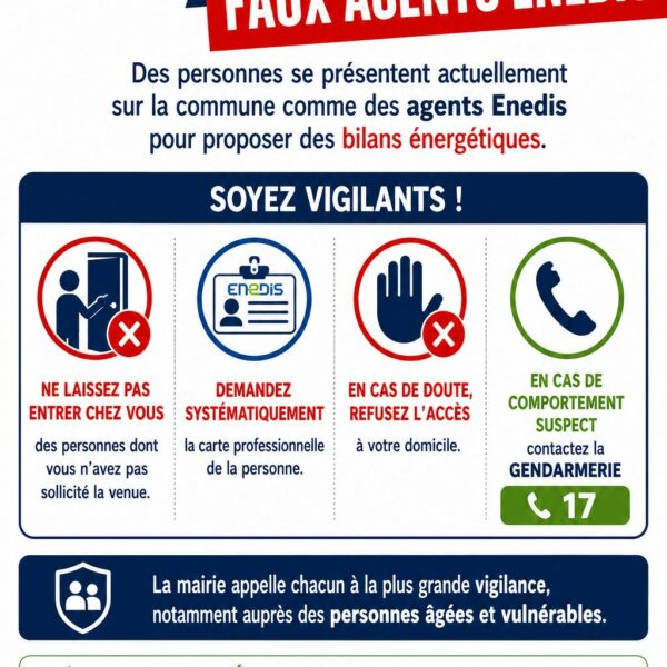 Faux agents ENEDIS
