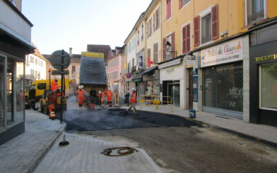Nouveaux aménagements rue Clément Gondrand