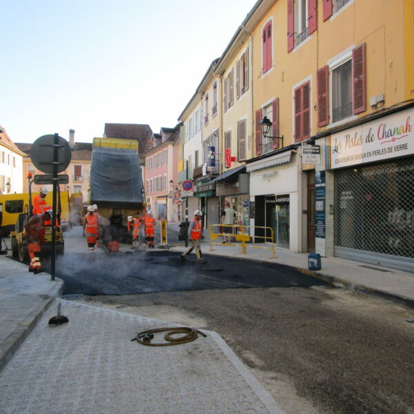 Nouveaux aménagements rue Clément Gondrand