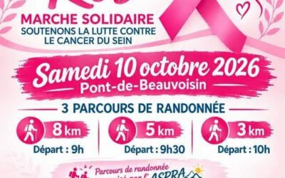 OCTOBRE ROSE : SAMEDI 10 OCTOBRE