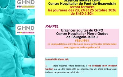 fermeture des urgences du CHPB
