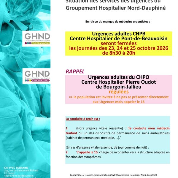 fermeture des urgences du CHPB