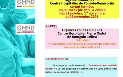 Fermeture des urgences du CHPB