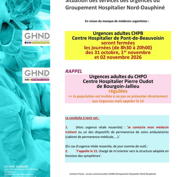 Fermeture des urgences du CHPB