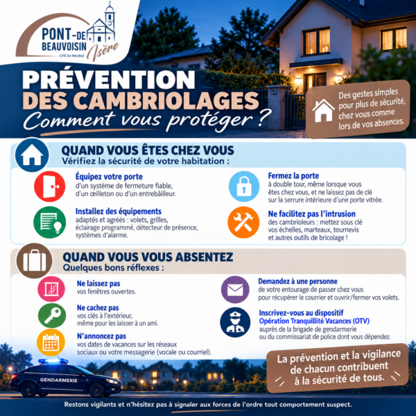 Prévention des cambriolages